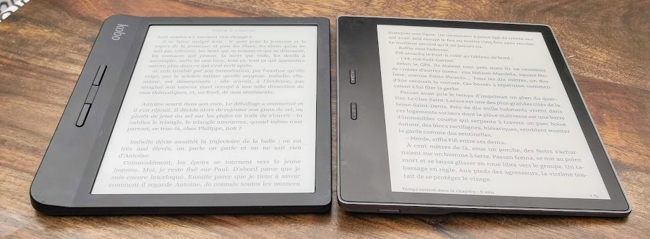 Image 2 : [Test] Rakuten Kobo Libra H2O : la liseuse qui ressemblait (un peu) à la Kindle Oasis