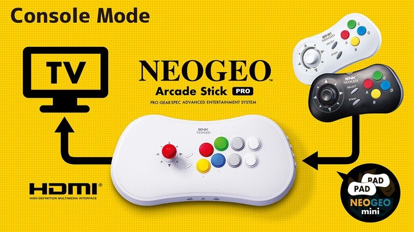 Neo Geo Stick Multijoueur