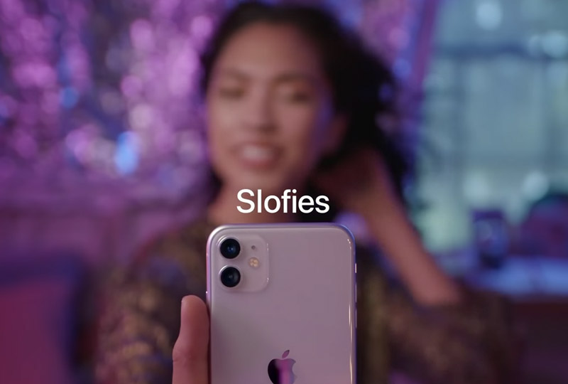 Image 1 : Apple cherche à déposer le mot « Slofie »