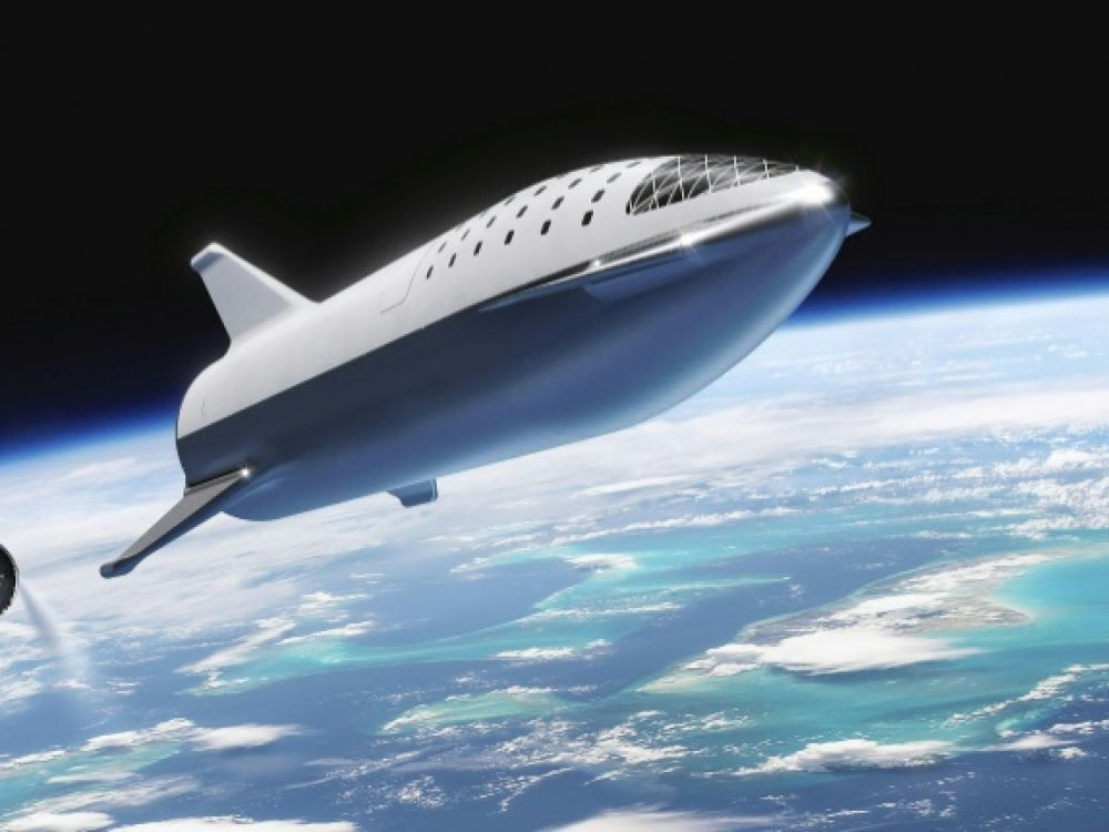 Image 1 : SpaceX : Elon Musk montre la prochaine fusée qu'il veut envoyer sur Mars
