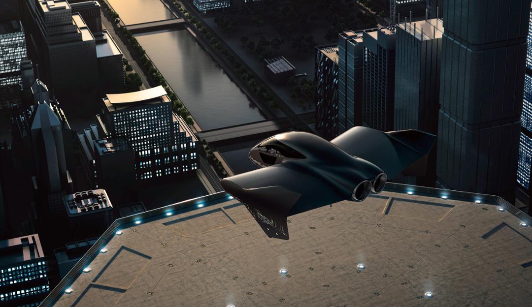 Image 1 : Porsche et Boeing développent la voiture volante électrique du futur