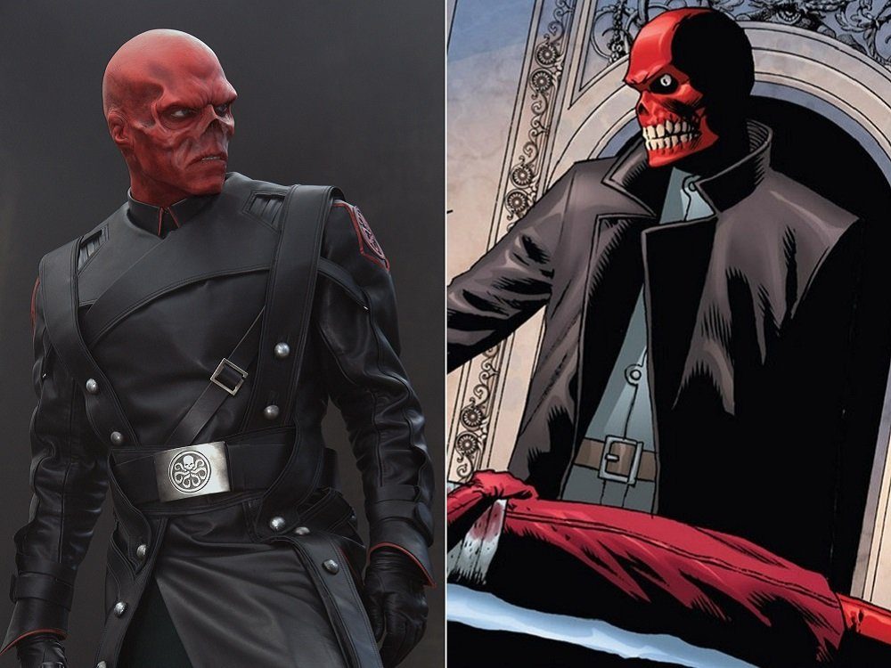 Crane Rouge Red Skull super mechant comics