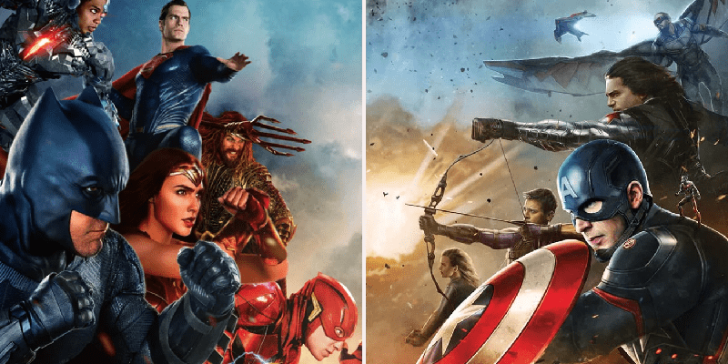 DC vs Marvel Avengers Comics