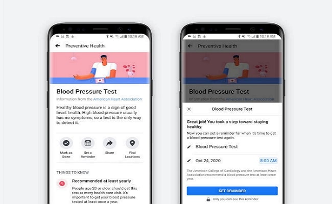 Image 2 : Quand Facebook veut prendre soin de votre santé