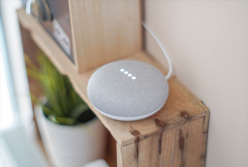 GOOGLE Enceinte connectée Google Home - Blanc pas cher 