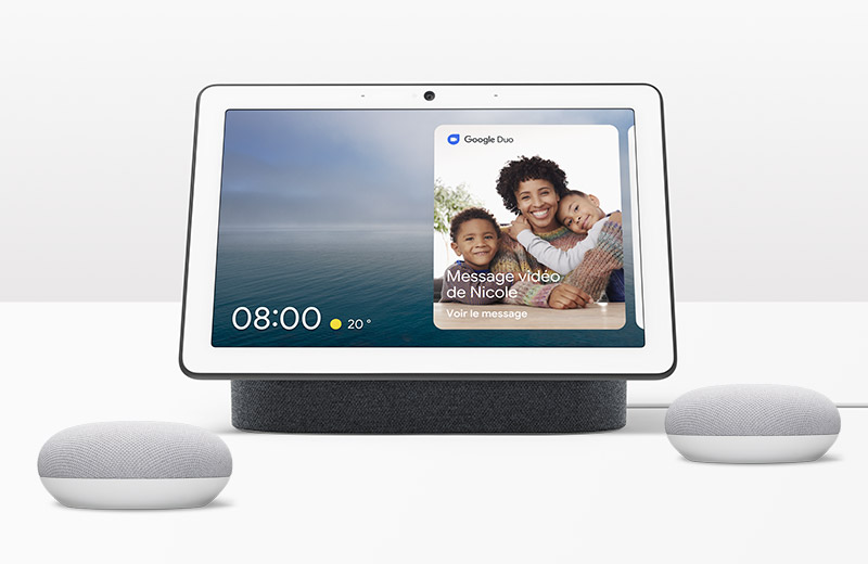 Image 1 : Google présente les Nest Hub Max et Nest Mini, un écran et une enceinte bientôt disponibles en France