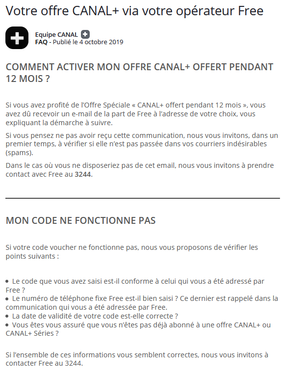 Image 2 : Free offrirait Canal+ pendant un an à certains abonnés