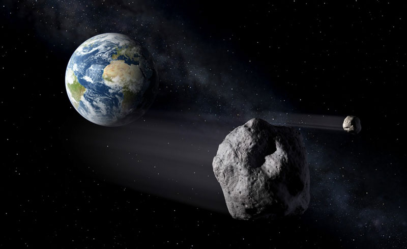 Image 1 : Ce 22 septembre, la Terre est frôlée par un astéroïde grand comme la Tour Eiffel