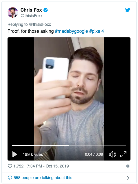 Image 1 : Pixel 4 : fermez les yeux, vous êtes reconnus