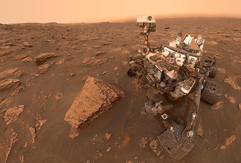 Image 1 : Mars : le robot Curiosity confirme que la planète rouge était couverte d’eau