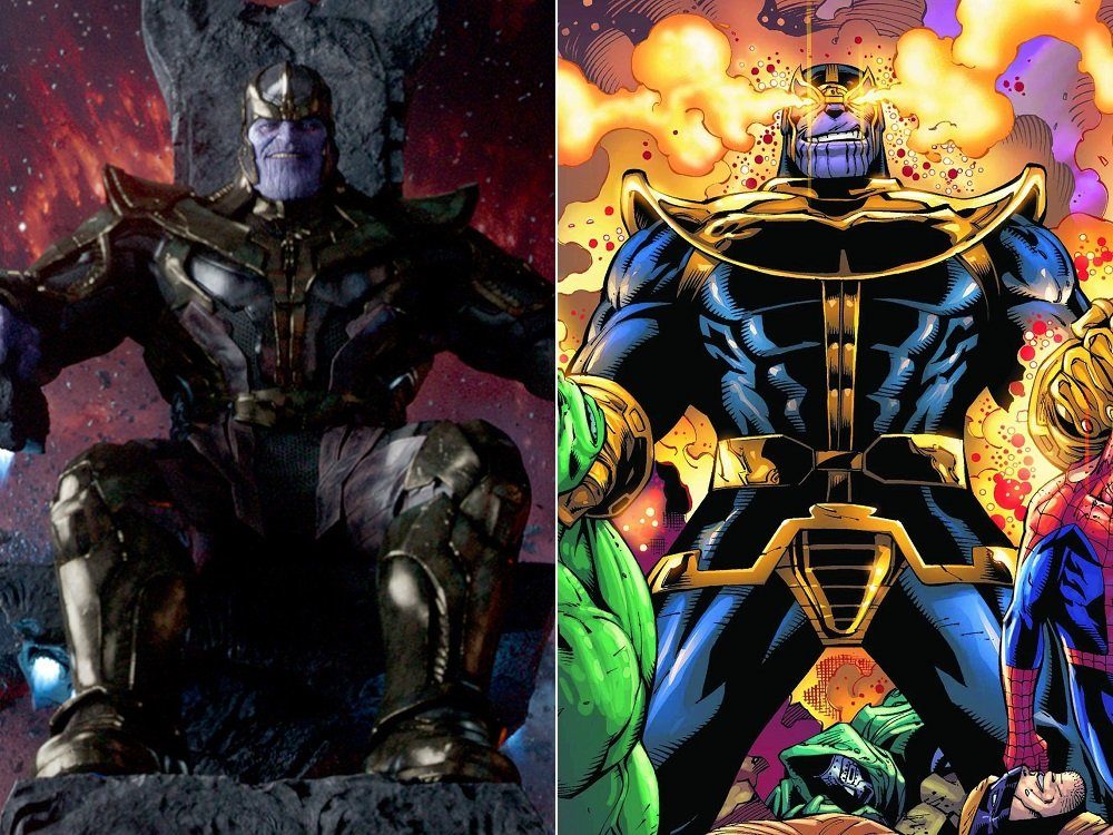 Thanos super mechant comics