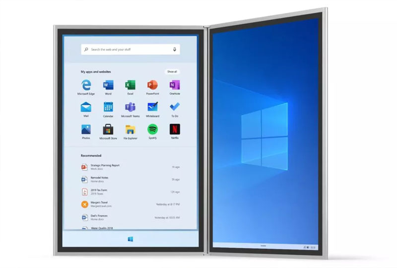 Image 1 : Microsoft laisse fuiter ses plans pour Windows 10X