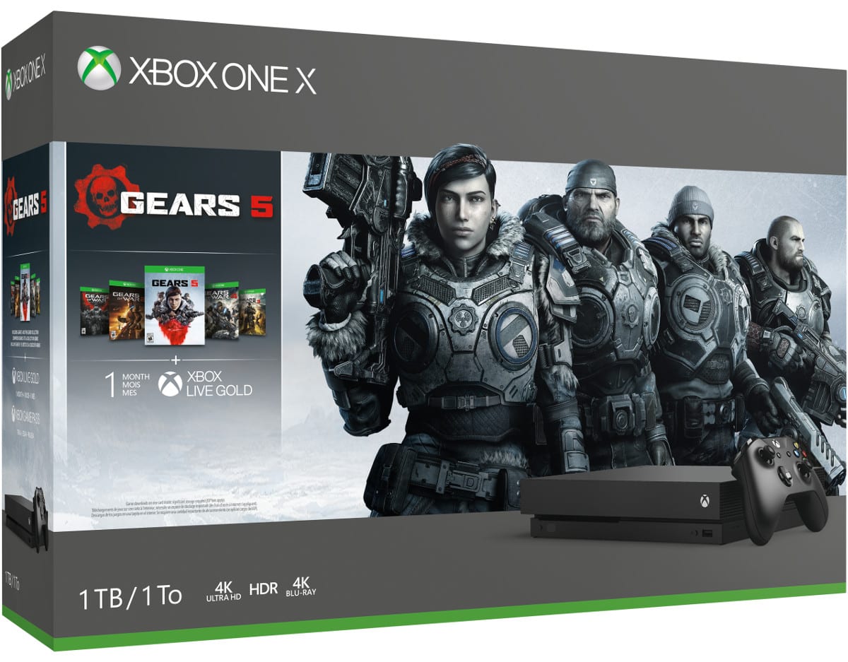 Image 1 : La console Xbox One X + Call of Duty Modern Warfare + Gears 5 ou Forza Horizon 4 à 400 €