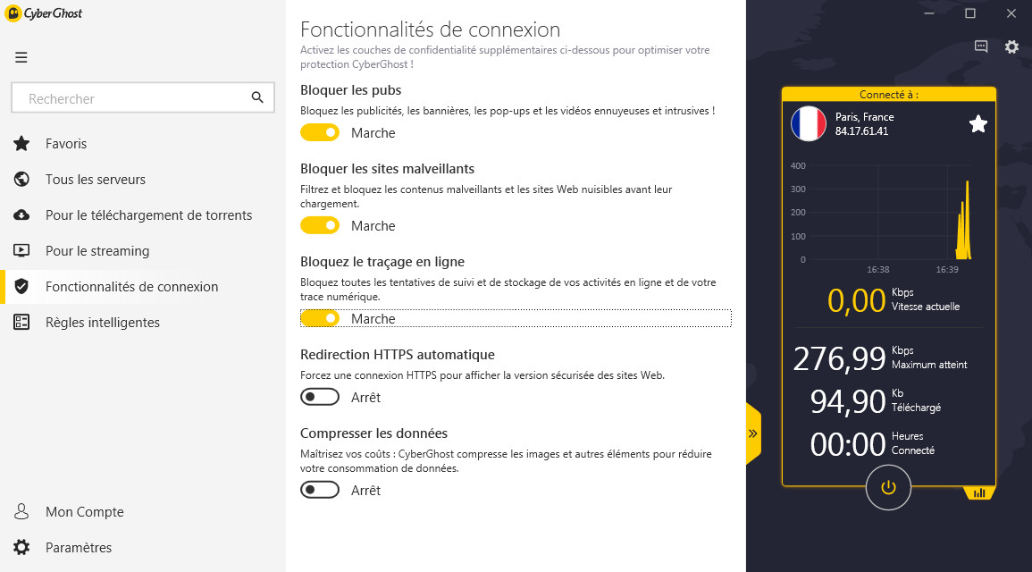 Image 4 : CyberGhost VPN, la sécurité en toute simplicité