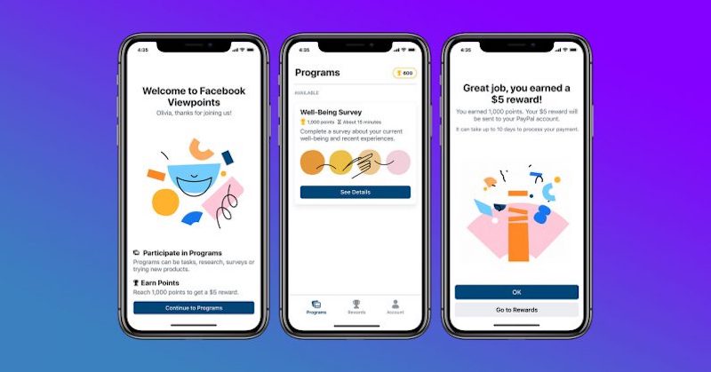 Image 1 : Facebook va bientôt vous payer pour donner votre opinion