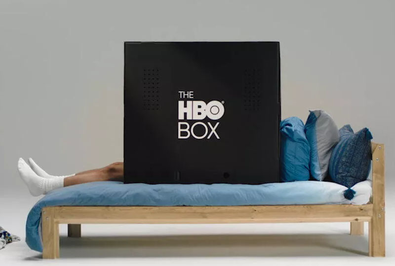 Image 1 : HBO invente la HBO Box en carton pour profiter au mieux de vos séries