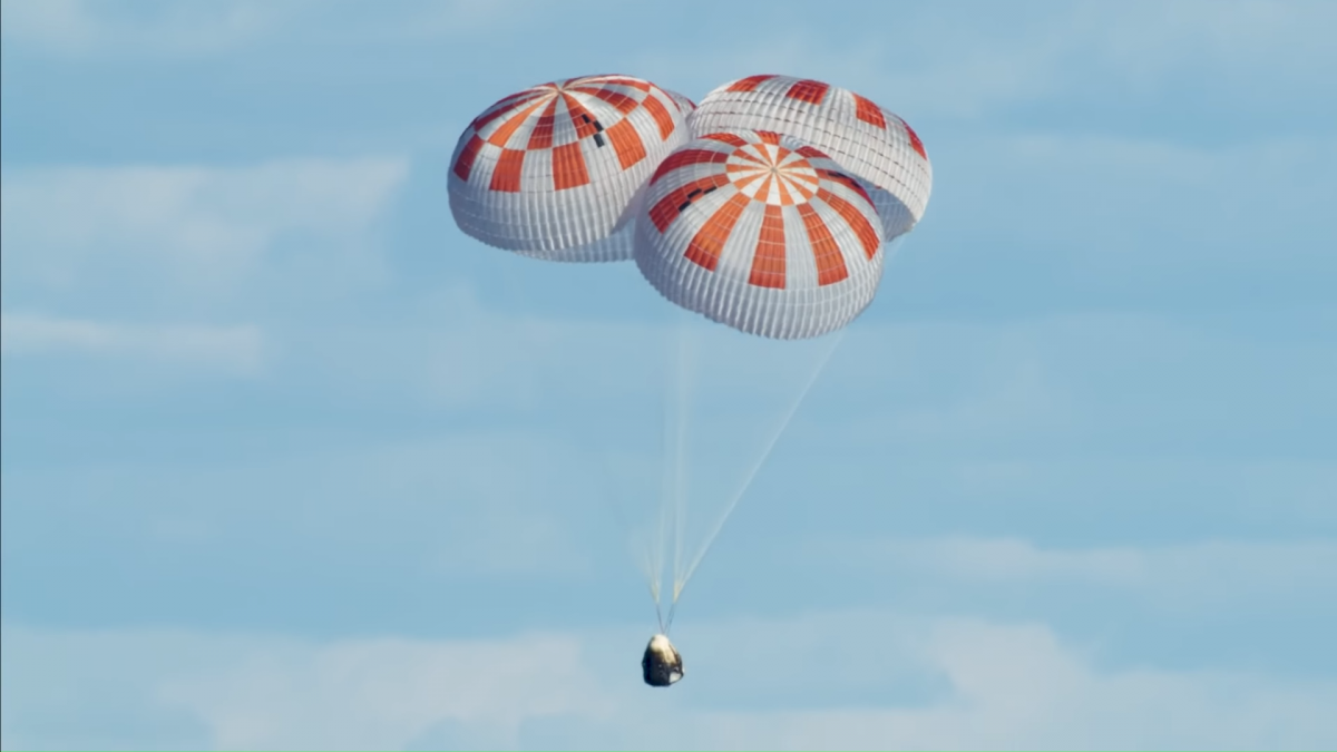 Image 1 : SpaceX : nouveau test réussi pour la capsule Crew Dragon