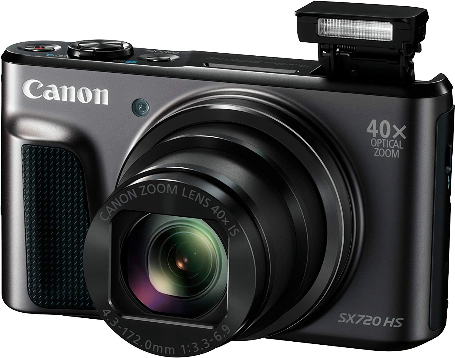 Image 1 : Le Canon PowerShot SX720 HS (zoom 40x) + housse + SD 8 Go à 200 €