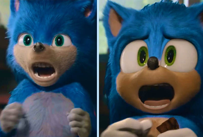 sonic film avant après