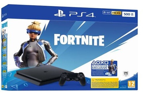 PS4 slim + voucher fornite