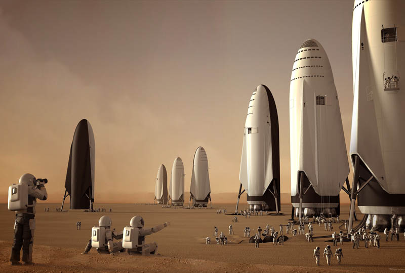 spacex mars