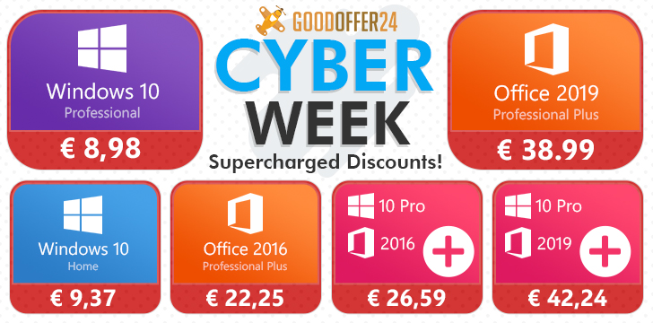 Image 1 : Goodoffer24 : Windows 10 Pro à 8,98 € pour la CyberWeek