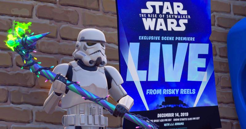 Image 1 : Star Wars : Le drive-in de Fortnite diffusera une scène de l’épisode 9 en avant-première