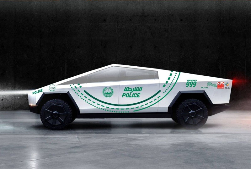 Image 1 : Le Tesla Cybertruck viendra rejoindre les rangs de la police de Dubai