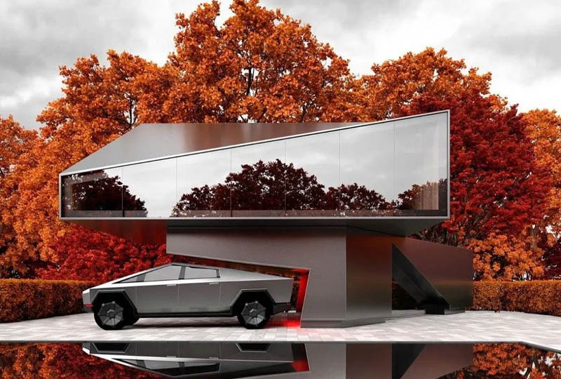 Image 5 : Tesla Cybertruck : quand les internautes redessinent le pick-up électrique