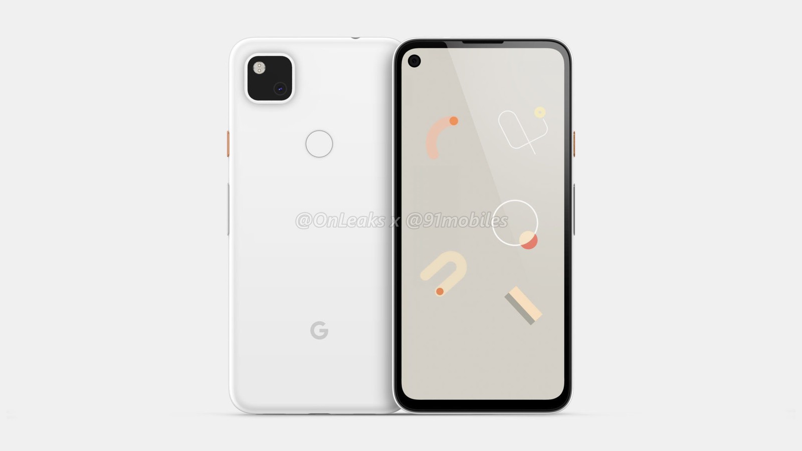 google pixel 4a render 3