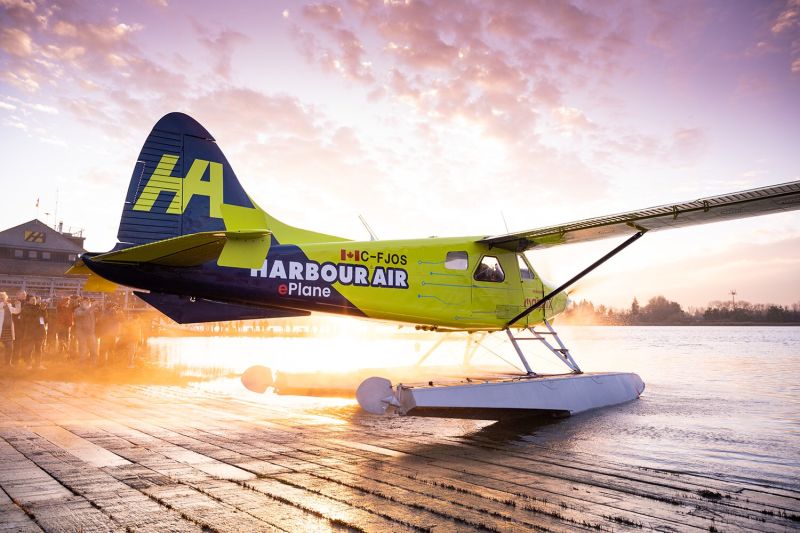 Image 1 : L’avion électrique a effectué son premier vol commercial
