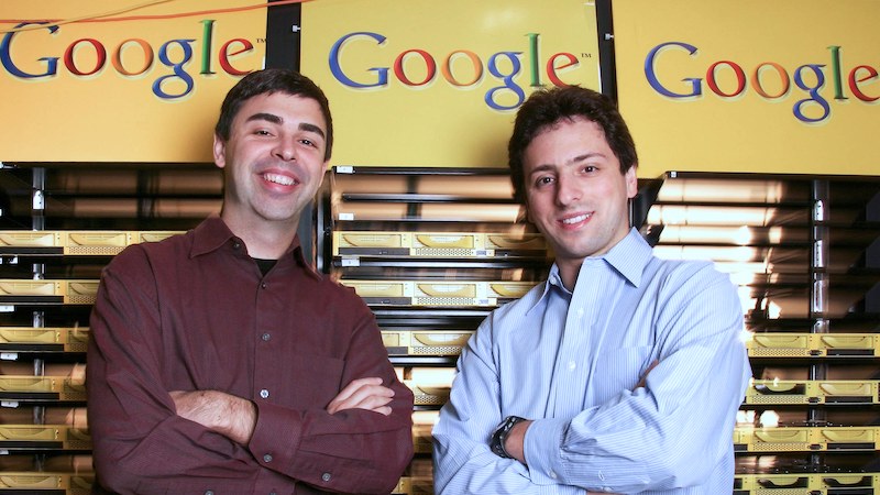 Image 1 : Google : les fondateurs Larry Page et Sergey Brin quittent la direction d'Alphabet