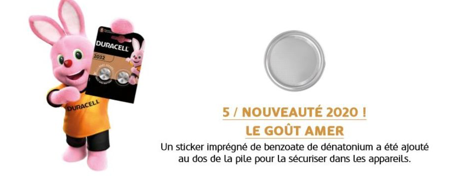 Image 1 : Duracell lance une pile au lithium dégoutante pour éloigner les enfants