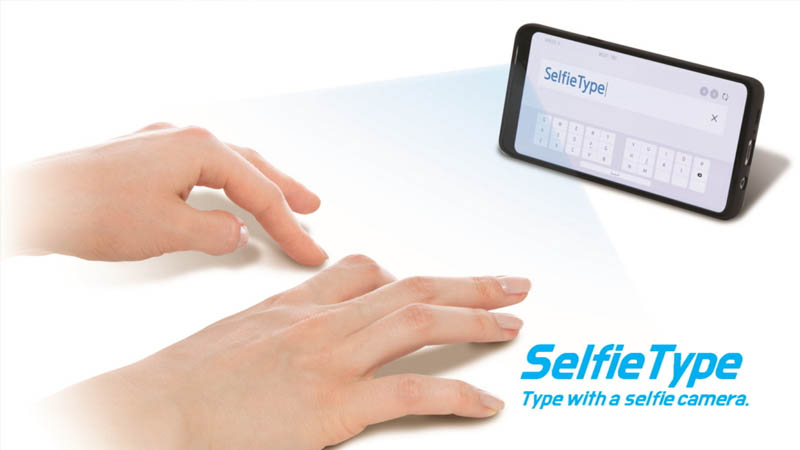 Image 1 : Samsung invente un clavier virtuel utilisant l’IA et la caméra frontale