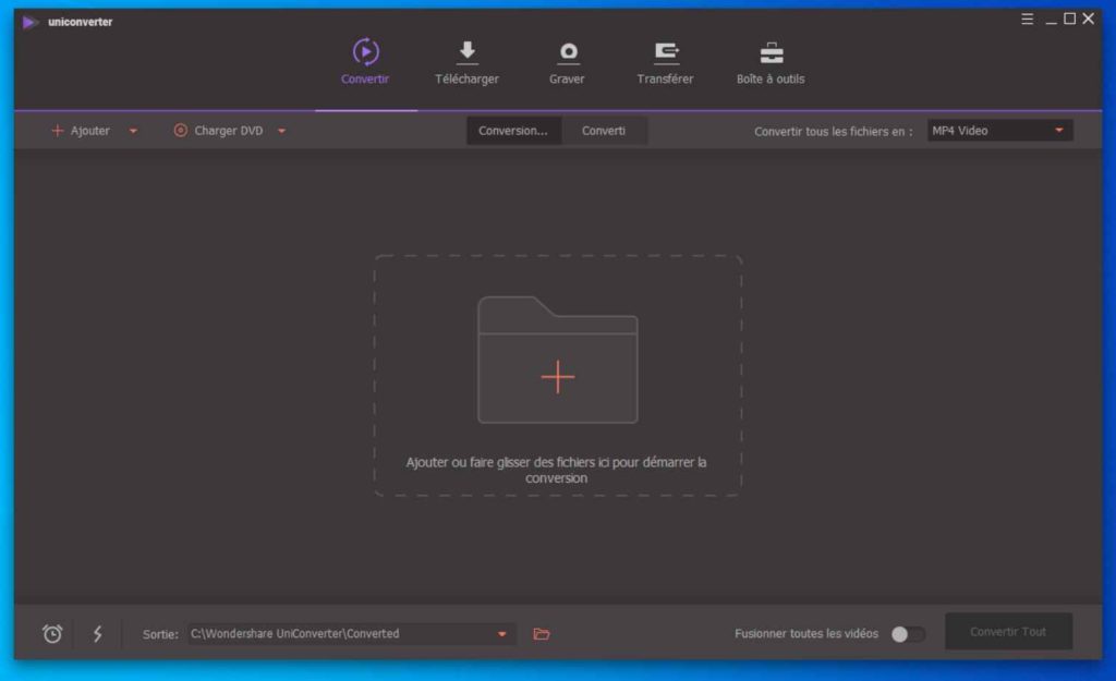 Image 1 : Comment télécharger des vidéos en ligne avec UniConverter ?
