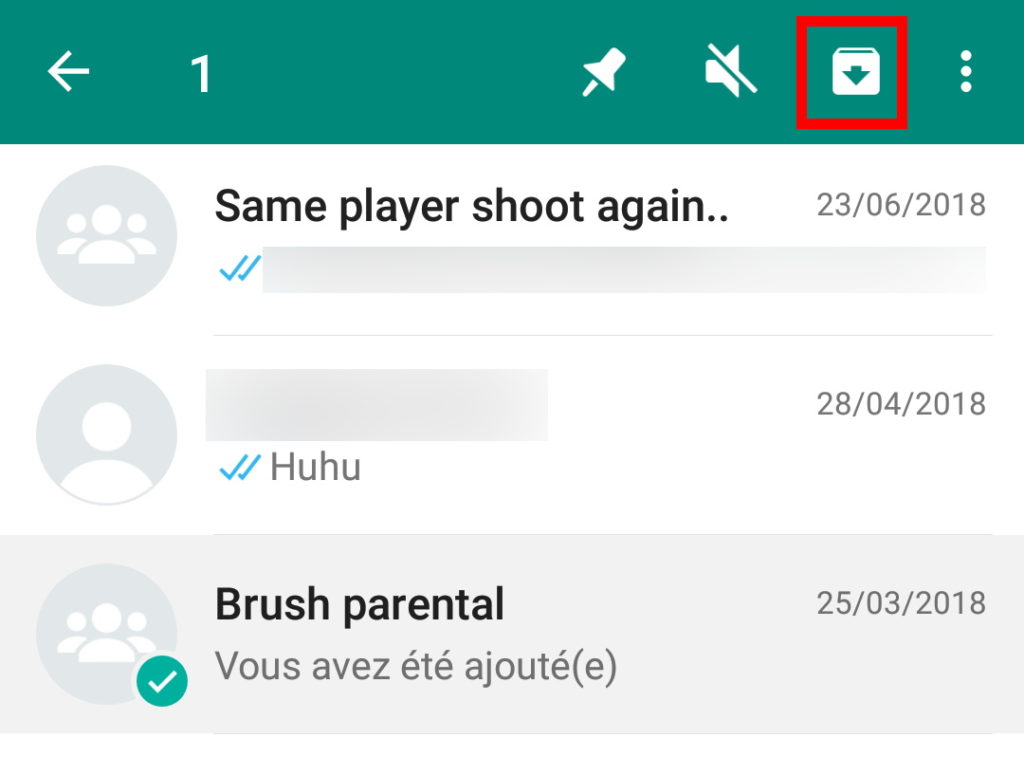 Image 2 : WhatsApp : comment cacher des conversations ?