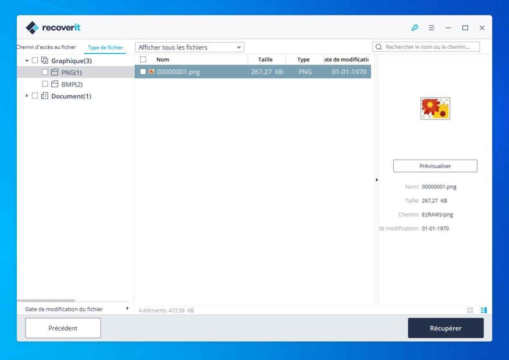 Image 12 : Comment récupérer ses données perdues avec Recoverit ?