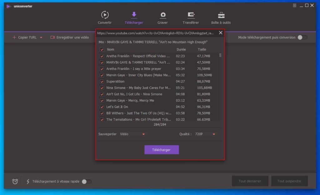 Image 14 : Comment télécharger des vidéos en ligne avec UniConverter ?