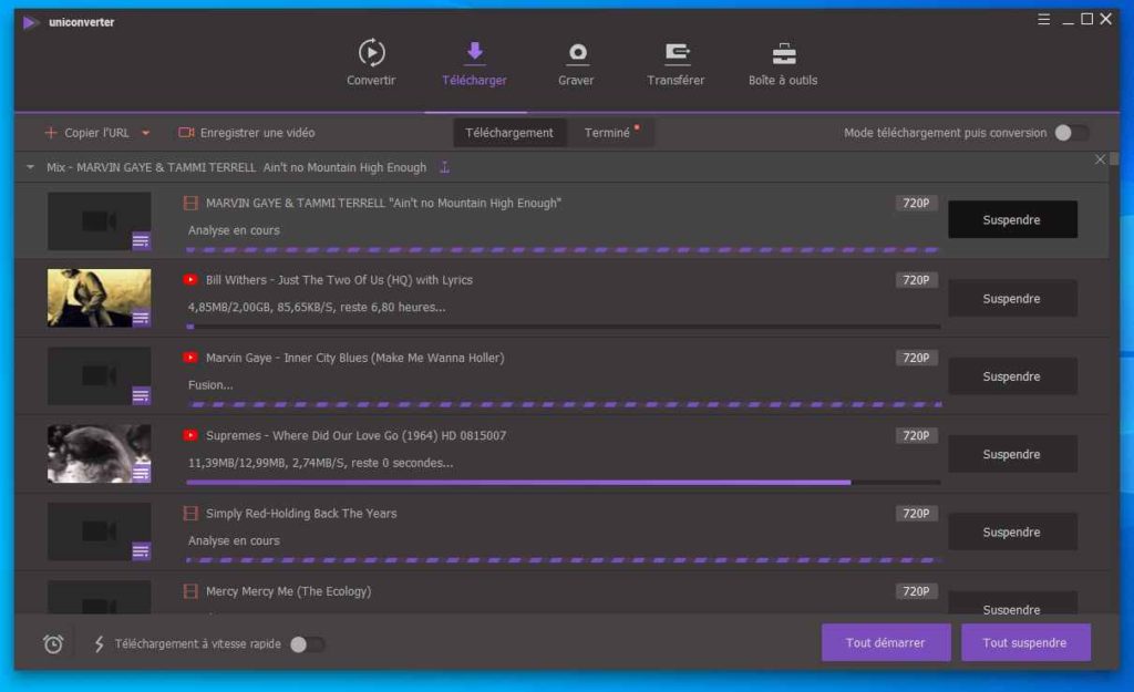 Image 15 : Comment télécharger des vidéos en ligne avec UniConverter ?