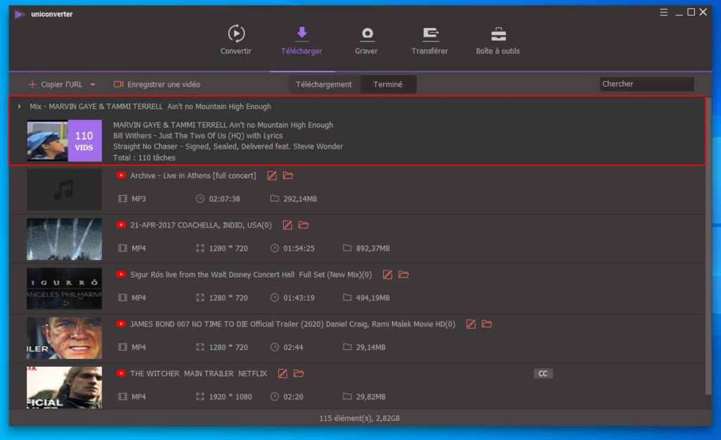 Image 16 : Comment télécharger des vidéos en ligne avec UniConverter ?