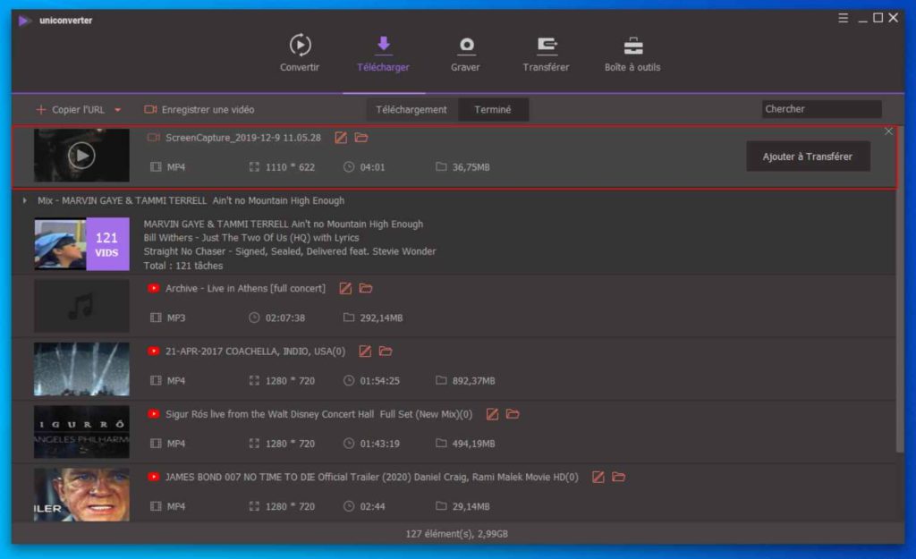 Image 19 : Comment télécharger des vidéos en ligne avec UniConverter ?