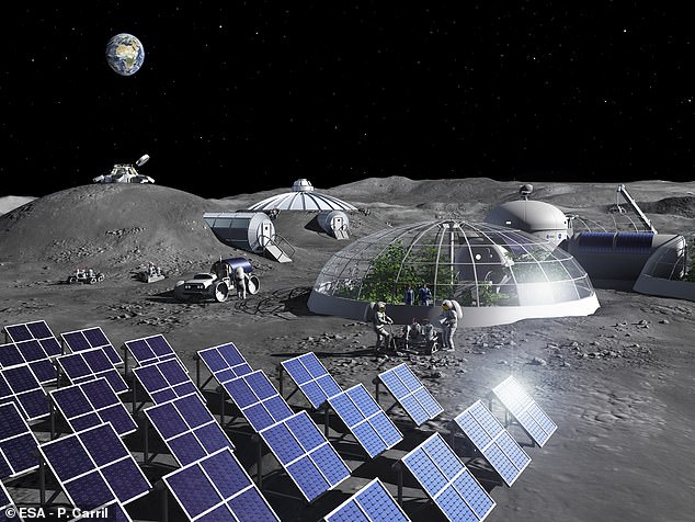 Image 1 : L’ESA veut créer de l’oxygène sur la Lune a partir de la poussière