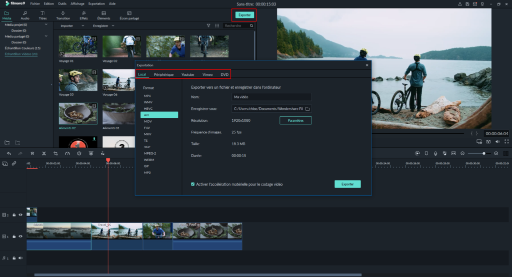 Image 17 : Montez facilement des vidéos de qualité professionnelle avec Filmora9