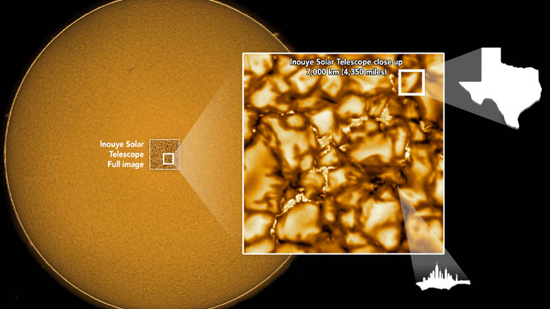 Image 1 : Photo unique de notre Soleil avec le plus gros télescope du monde