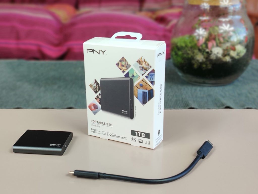 Image 2 : Test PNY Pro Elite Portable SSD 1 To : du RAID dans un mini SSD externe ?