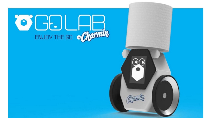 Image 1 : Ce robot vous apporte du papier-toilette quand vous en avez le plus besoin