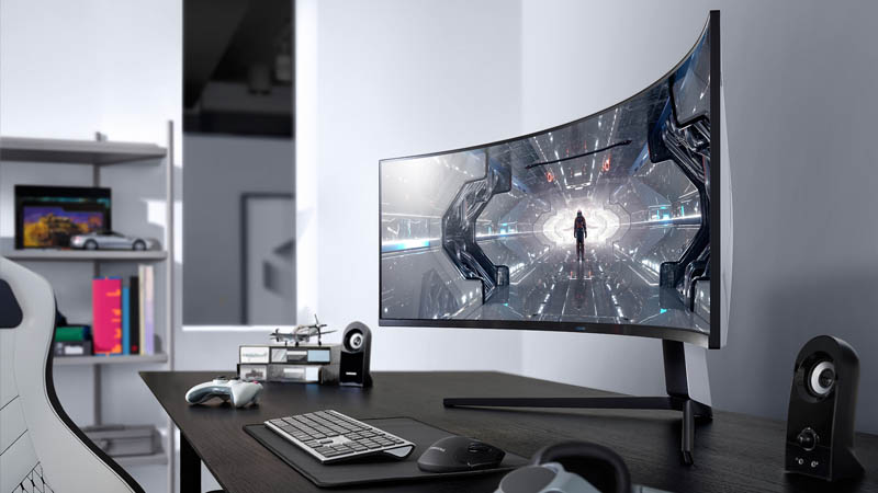 Image 2 : Samsung annonce trois écrans pour joueurs super larges et super incurvés