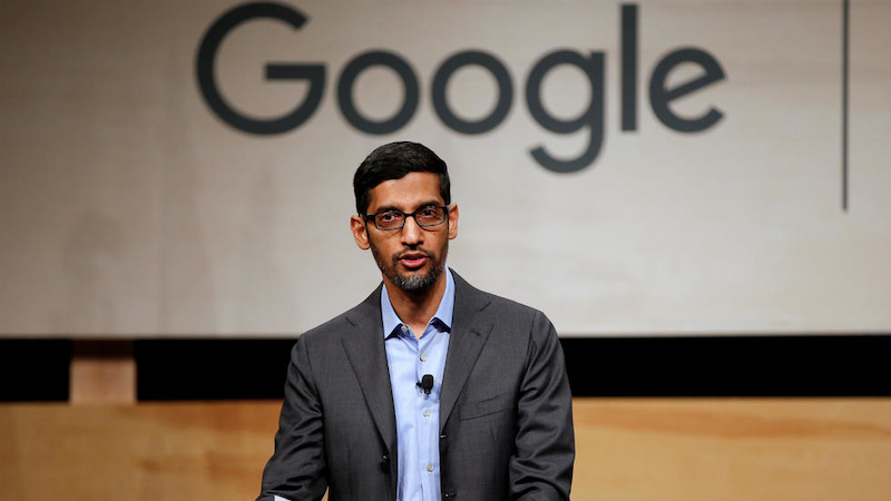 Sundar Pichai alphabet google regulation intelligence artificielle