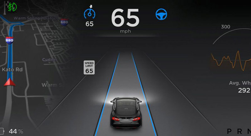 tesla model s autopilot