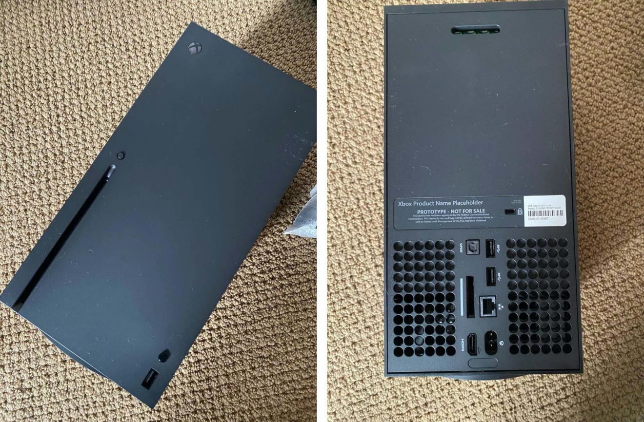 Les images d’un prototype de Xbox Series X dévoilent sa connectique